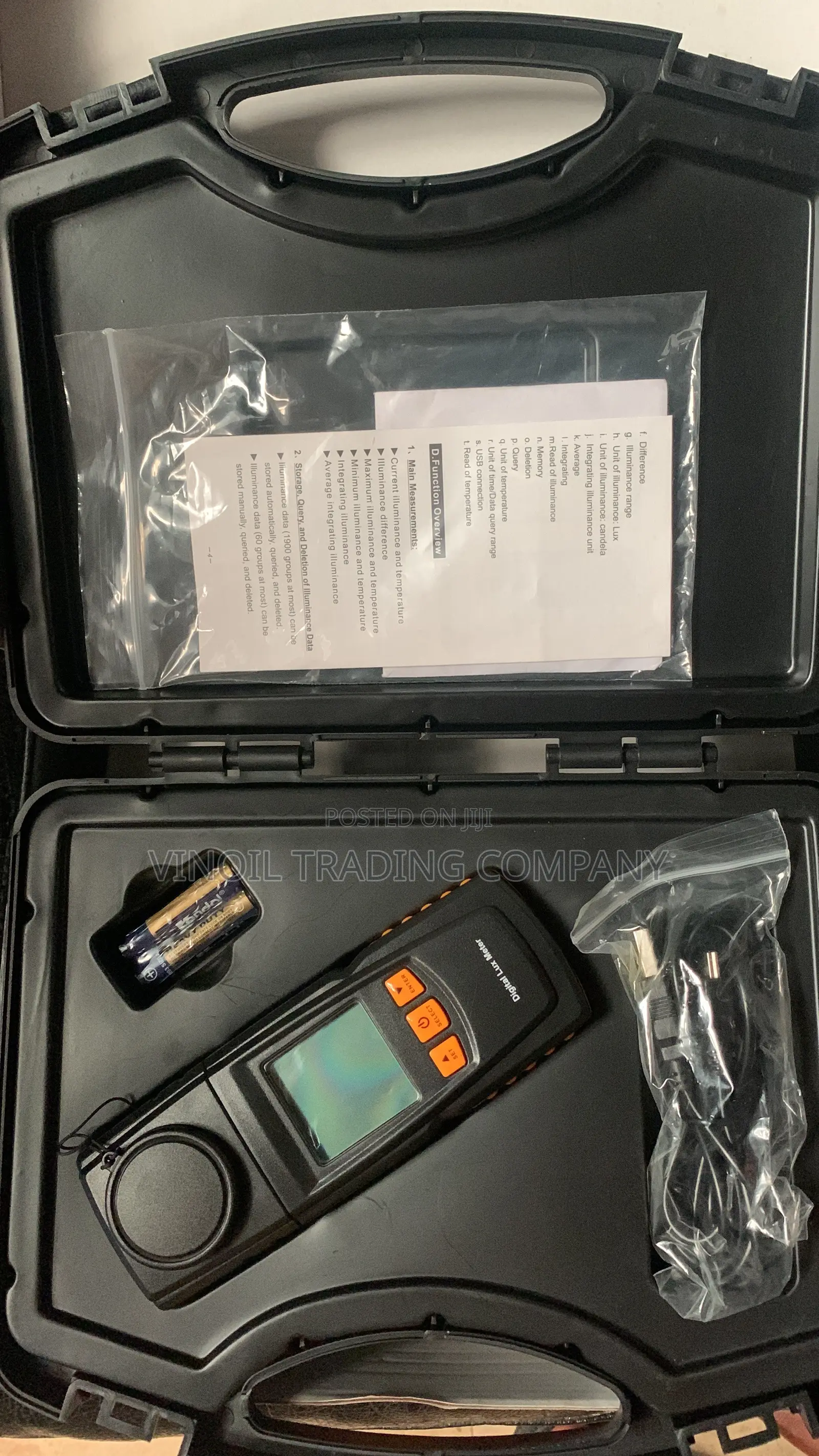 Digital Lux Meter