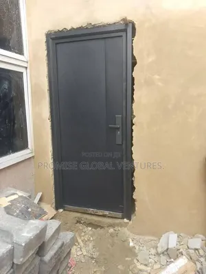 Black Steel Door