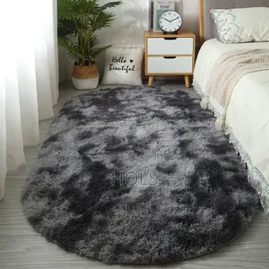Cute Soft and Round Rabbit Fur Rug