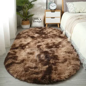 Cute Soft and Round Rabbit Fur Rug