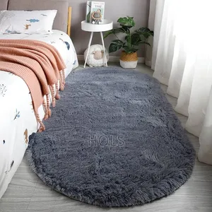Cute Soft and Round Rabbit Fur Rug