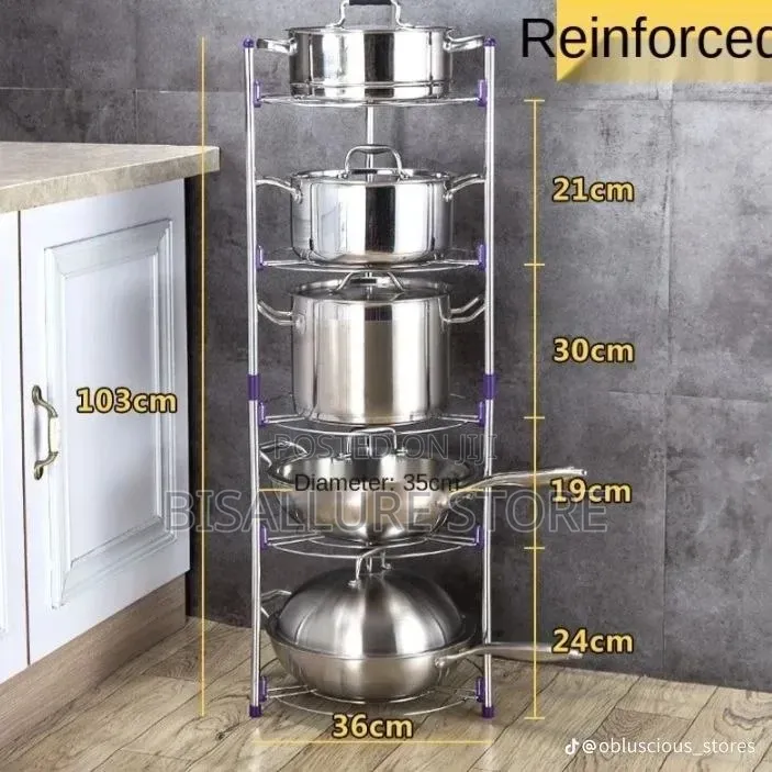 Stainless Pot Rack