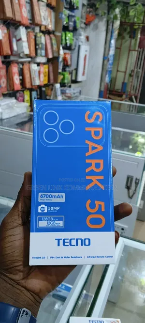 New Tecno Spark 50 128 GB Gray