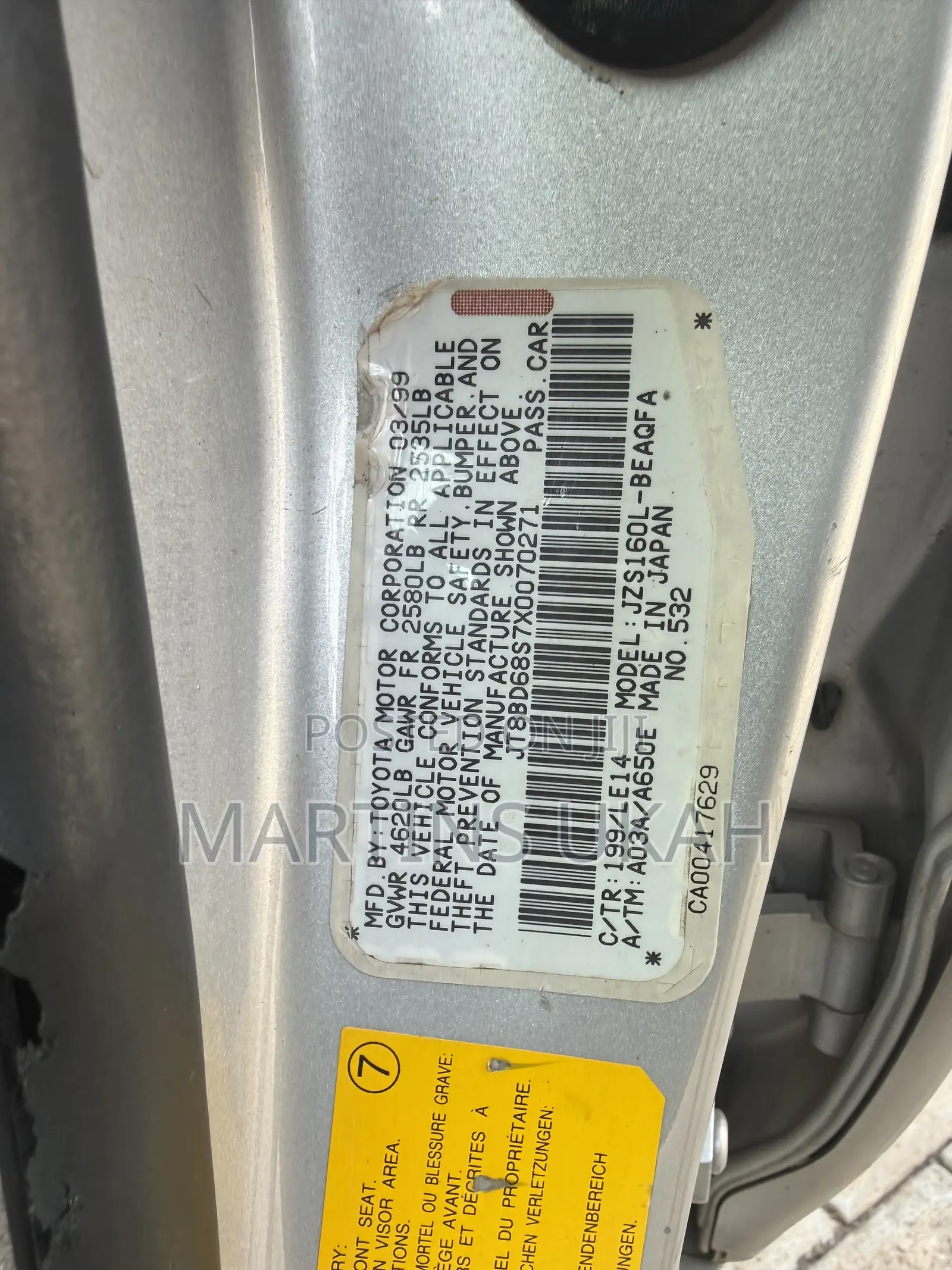 Lexus GS 300 2000 Silver
