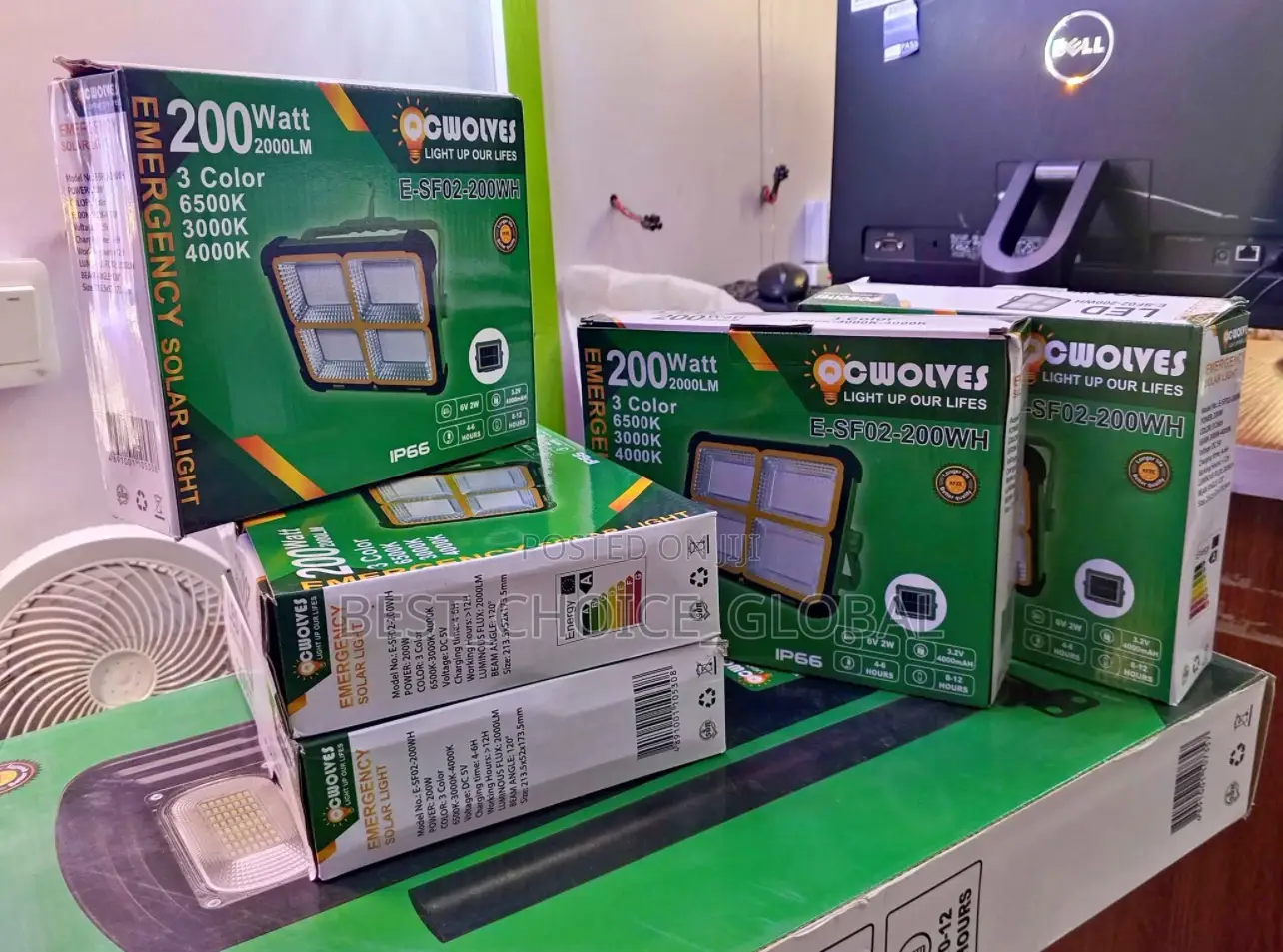 200watt Solar Emergency Indoor Light