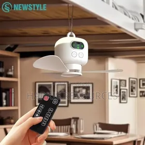 Taigexin TGX-3801 8-Inch Rechargeable Portable Ceiling Fan With Remote