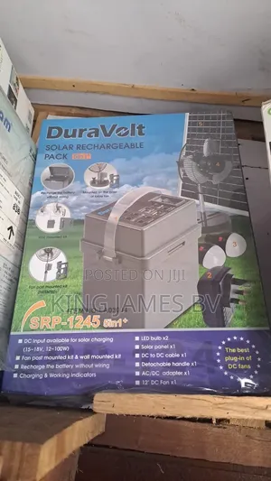 Solar 5 in 1 Power Station With Fan