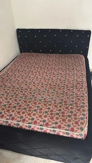 4.5by6 Bedframe With Mattress