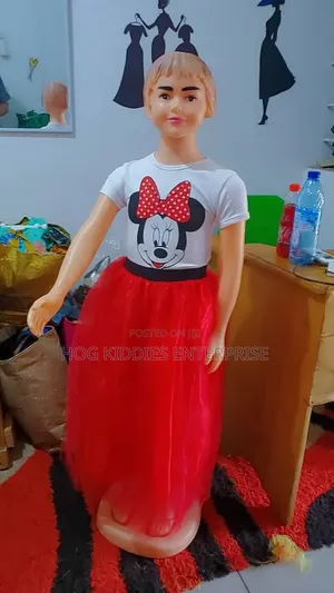 Cute Minnie-Inspired Red Tulle Dress for Girls