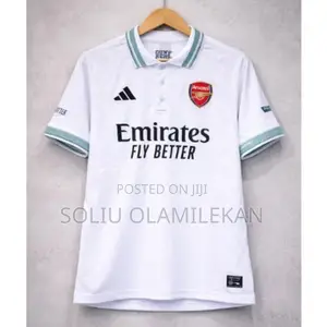 Arsenal Latest Champions Edition Jersey - White Design