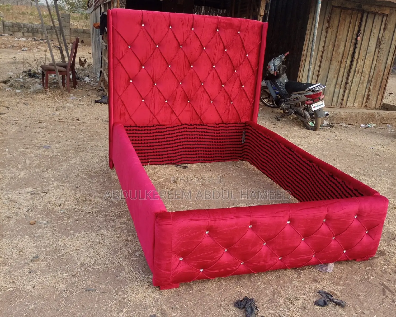 4 by 6 Padded Bed Frame With Good Material