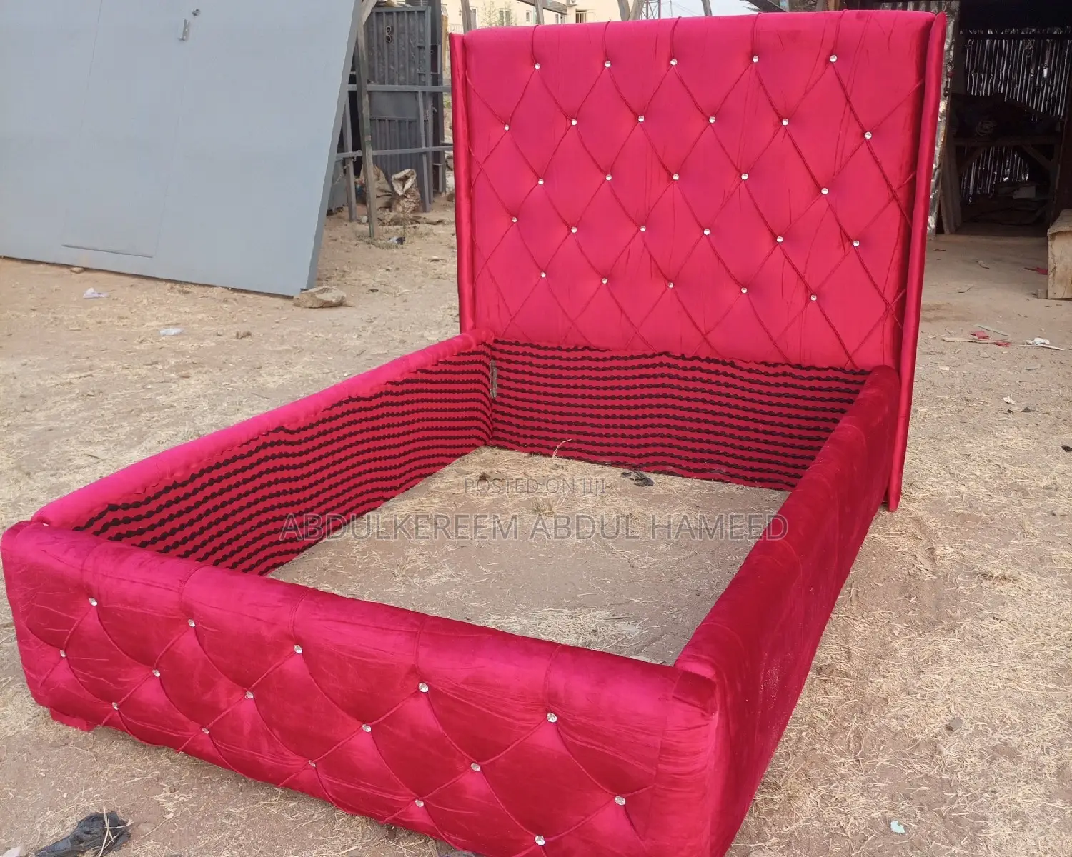  4 by 6 Padded Bed Frame With Good Material