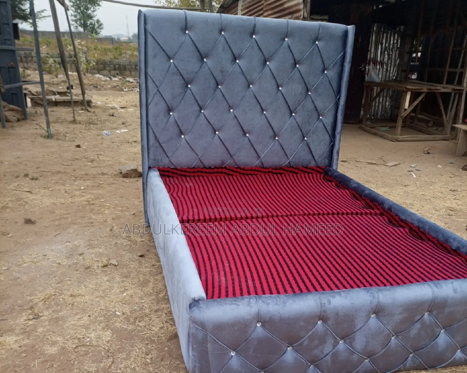  4 by 6 Padded Bed Frame With Good Material
