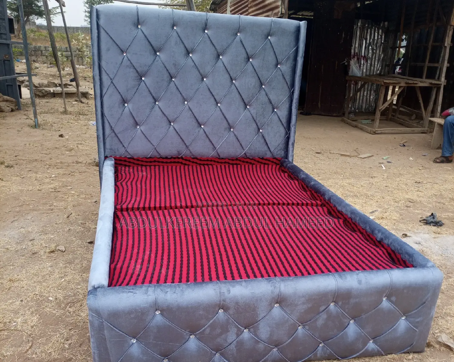  4 by 6 Padded Bed Frame With Good Material