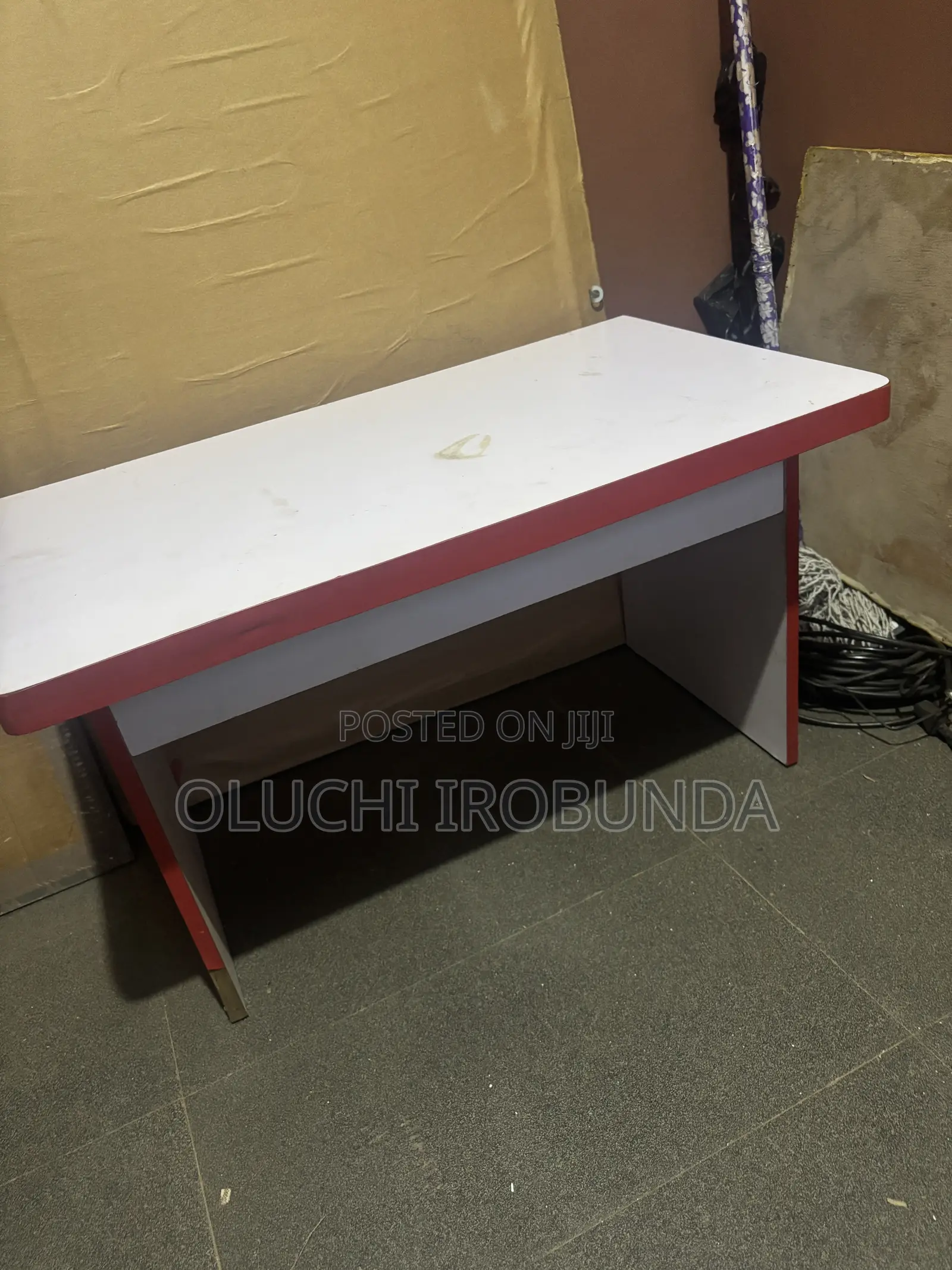 White Wooden Centre Table.