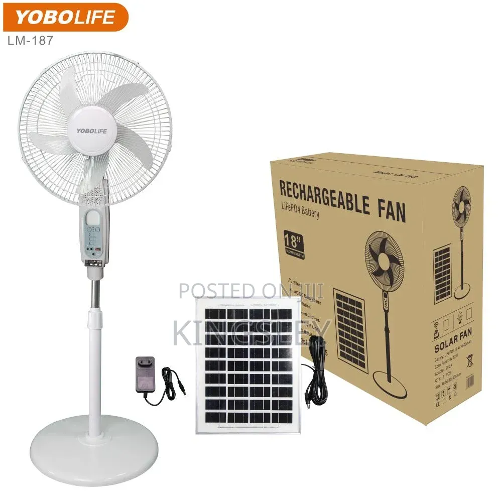 Solar Fan With Panel