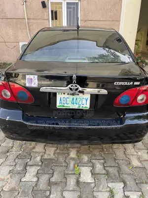 Toyota Corolla Sedan Automatic 2003 Black