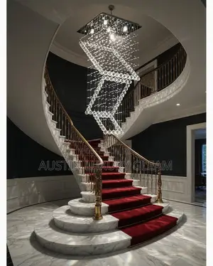 600mm Crystal Modern Led Chandelier for Luxury Interiors