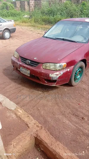 Toyota Corolla Sedan 2001 Red