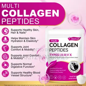 Multi Collagen Peptides Types I III v X (454g)