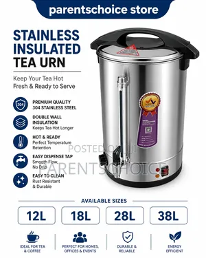 Water Boiler Electric Kettle Commercial Urn Coffee Urn-12l/18l/28l/38l