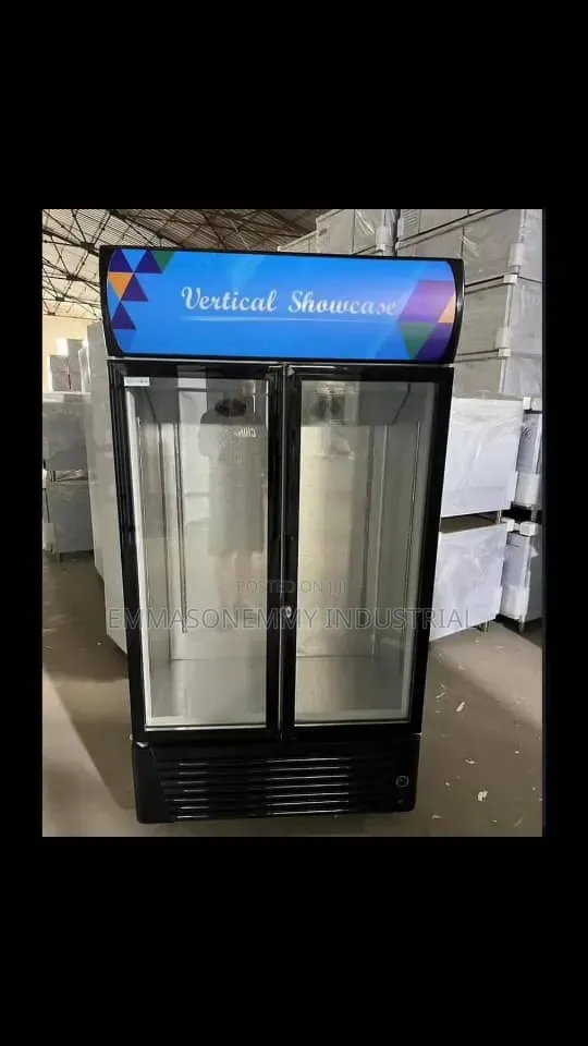 Double Door Vertical Display Chiller