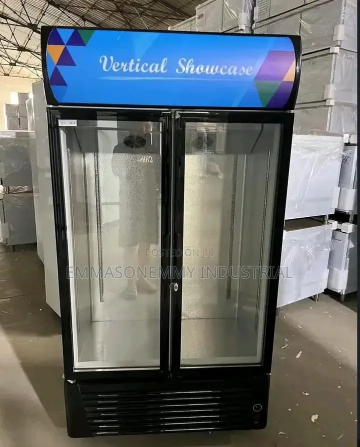 Double Door Vertical Display Chiller
