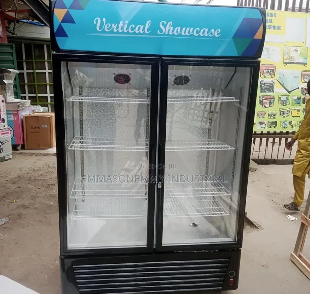 Double Door Vertical Display Chiller