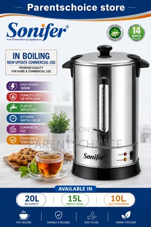 Commercial Hot Water Dispenser Tea Urn- 10l, 15l, 20l