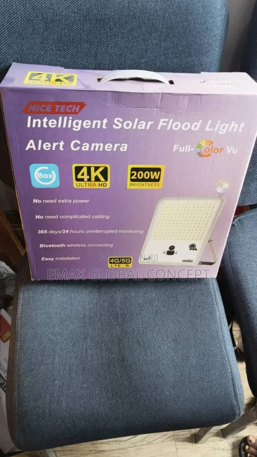 Intelligent Solar Floodlight With Camera