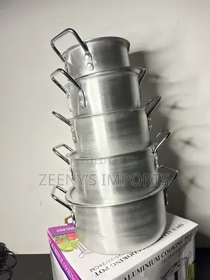 5pcs Thickened Aluminum Pot Set