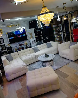 Lluxury L Shaped Sofa Set