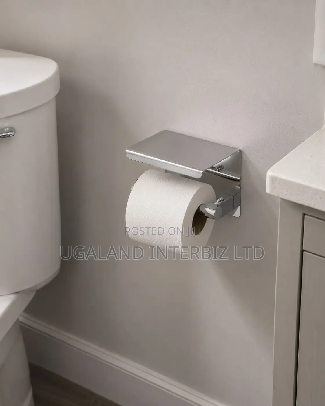 Modern Chrome Toilet Roll Holder