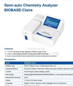 Biobase Semi-Auto Chemistry Analyzer