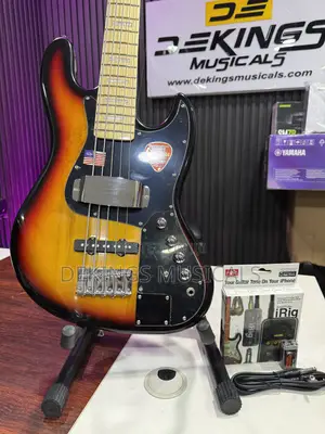 Professional Fender Active Jazz Bass Guitar 5 Strings