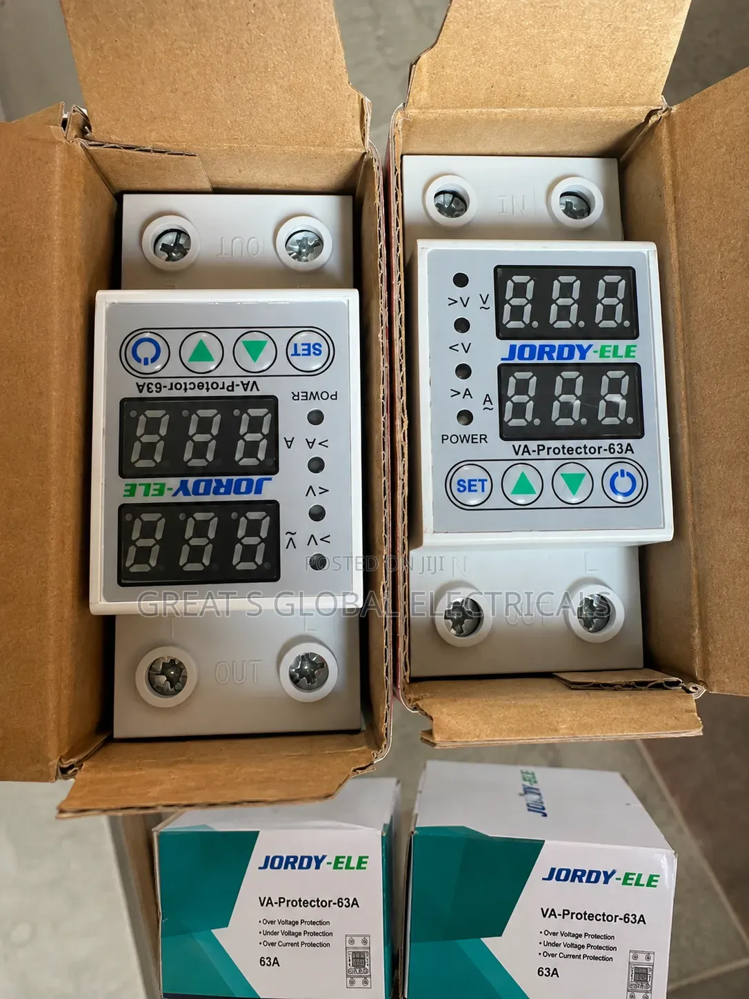 63a Digital Voltage Current Protector – Over/Under Volt Protection