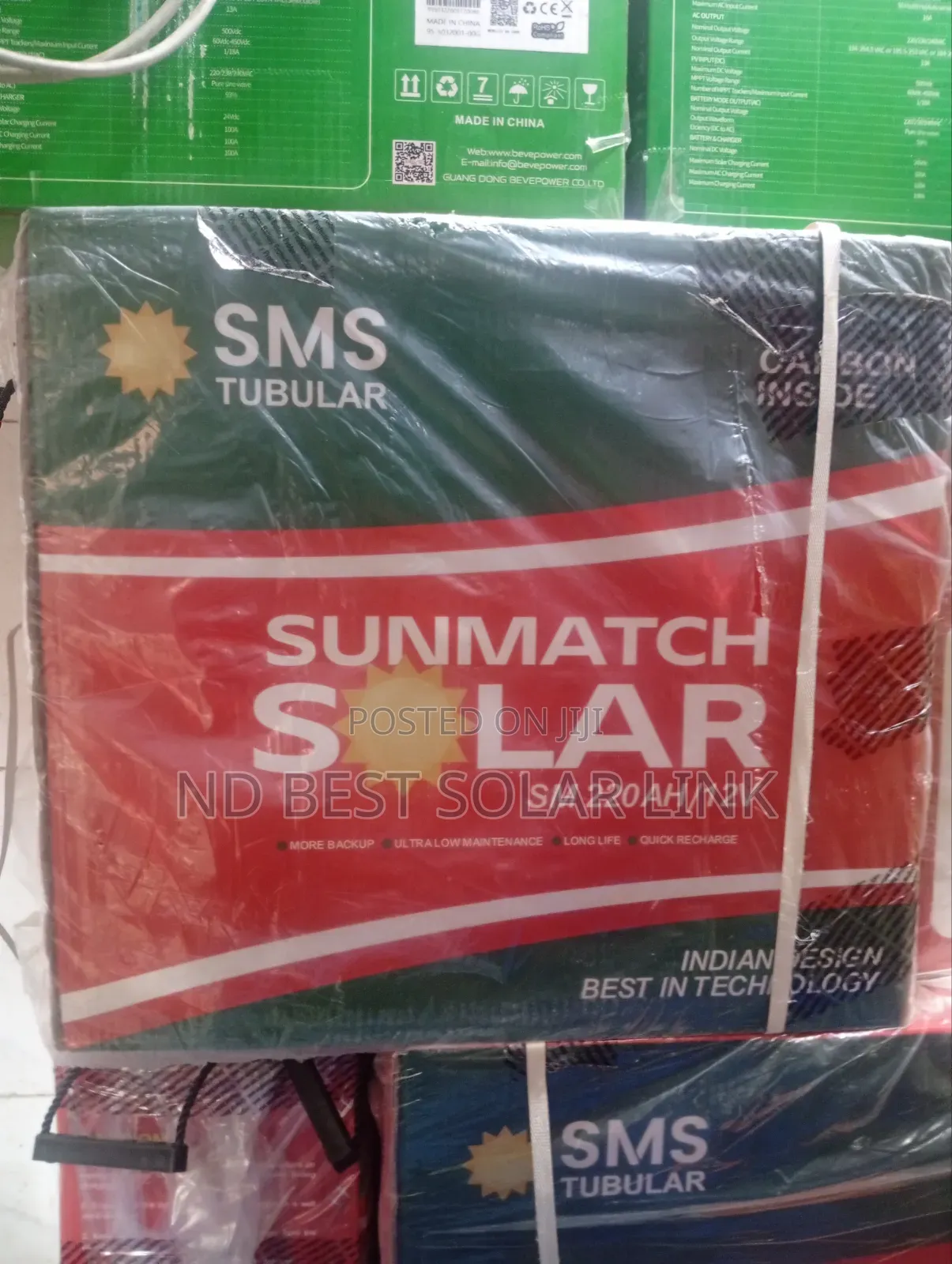 220ah SMS Tubular Battery
