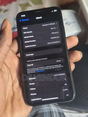 Apple iPhone X 64 GB Black