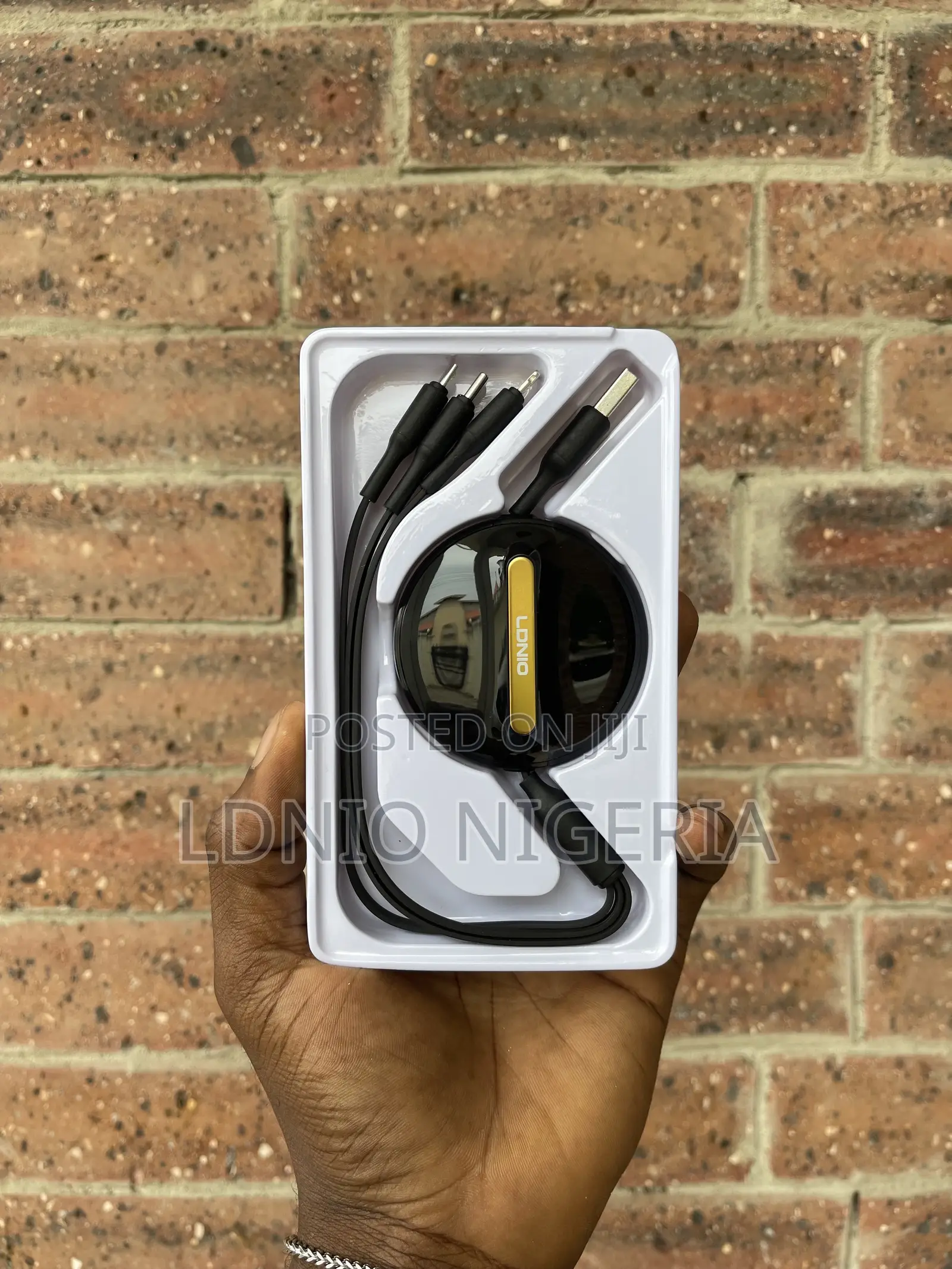 Ldnio Lc90a 3 in 1 Retractable Data Cable