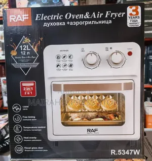 Raf 12l Electric Hot Air Airfryer/Oven With Accessories - 1250w 2st7
