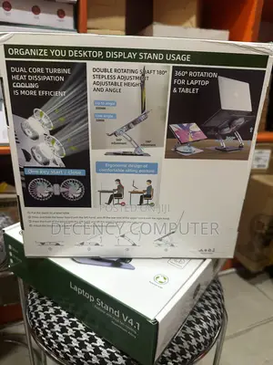 Rotatable Laptop Stand With Cooling Fan