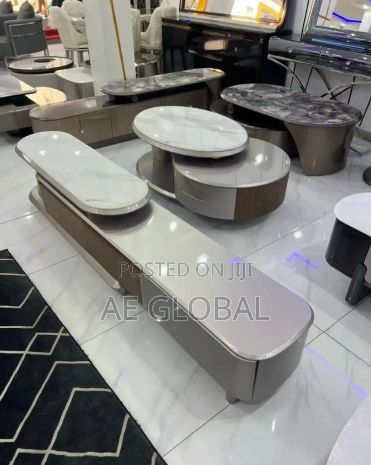Luxury Tv Console and Centre Table