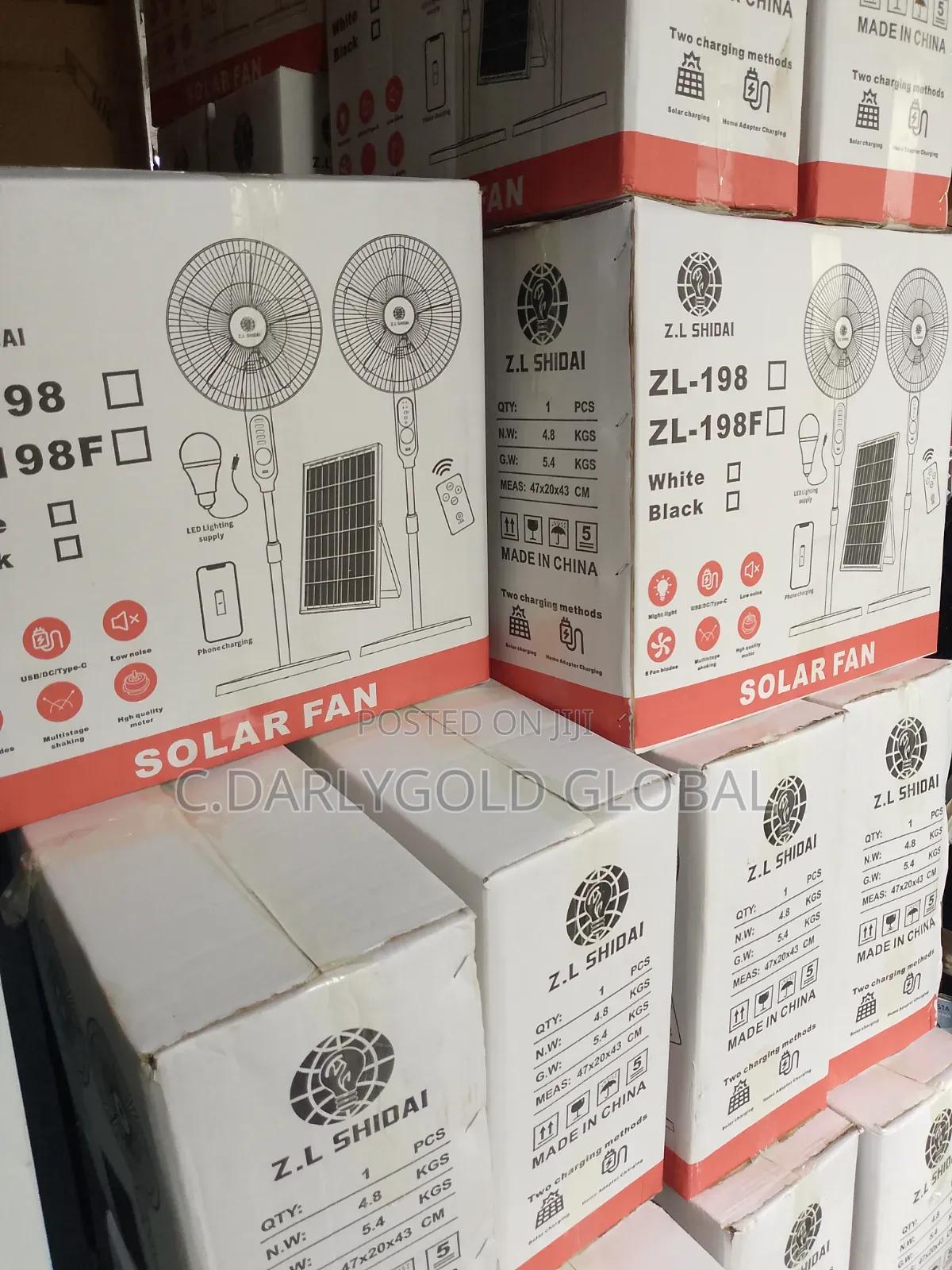 Z.L Shidai Solar Standing Fan