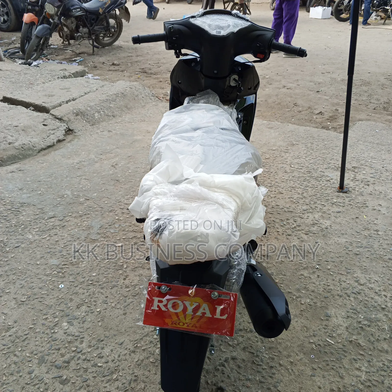New Royal Motorcycle 2025 Black
