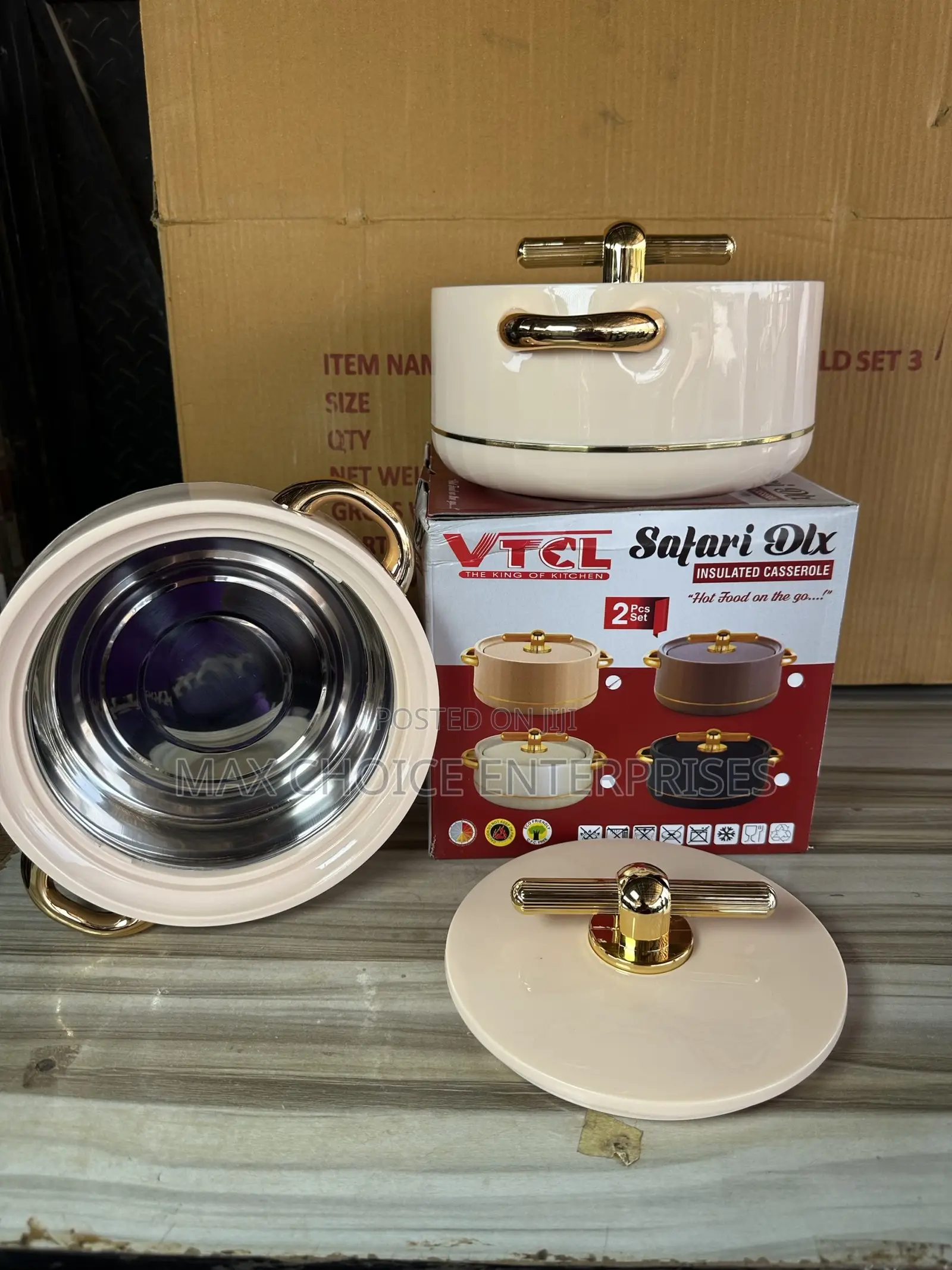 VTCL Insulated Cooler by 2 PCS Set