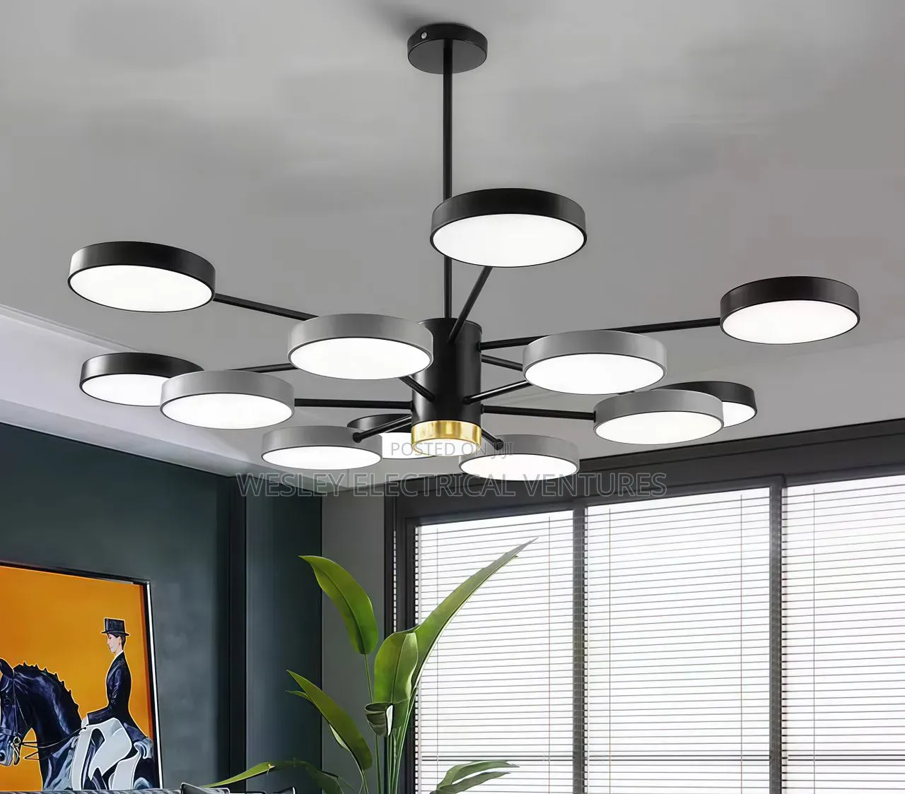 Led Nordic Chandelier Light
