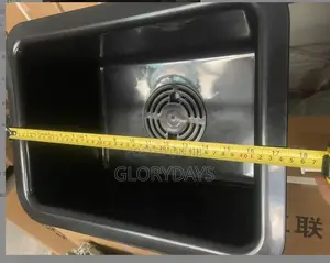 Black PVC Laboratory Sink.