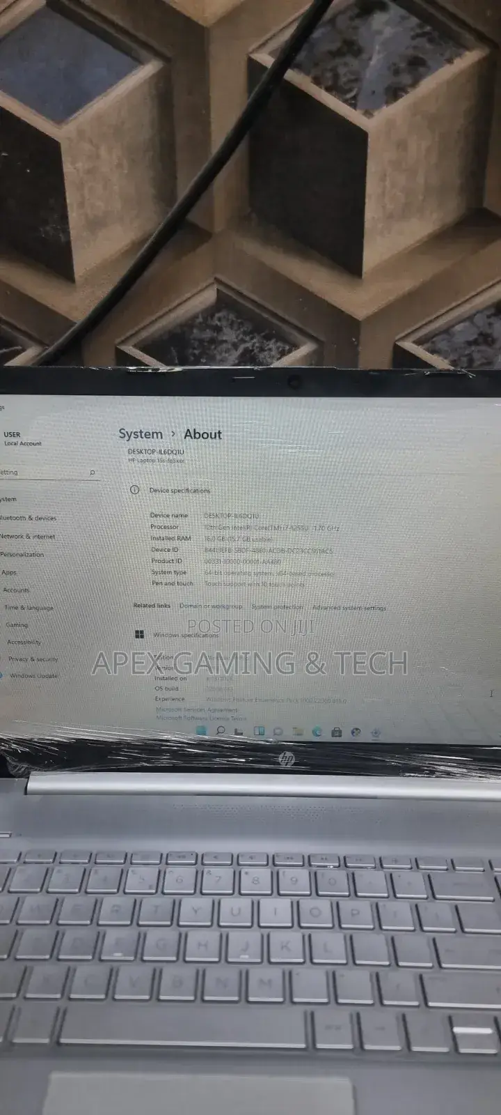 Laptop HP 15 16GB Intel Core i7 SSD 500GB