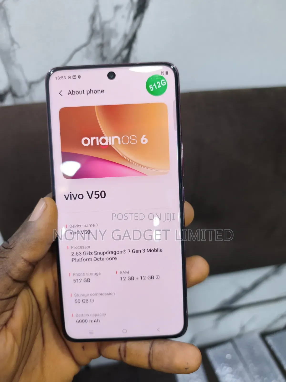 Vivo V50 512 GB Red
