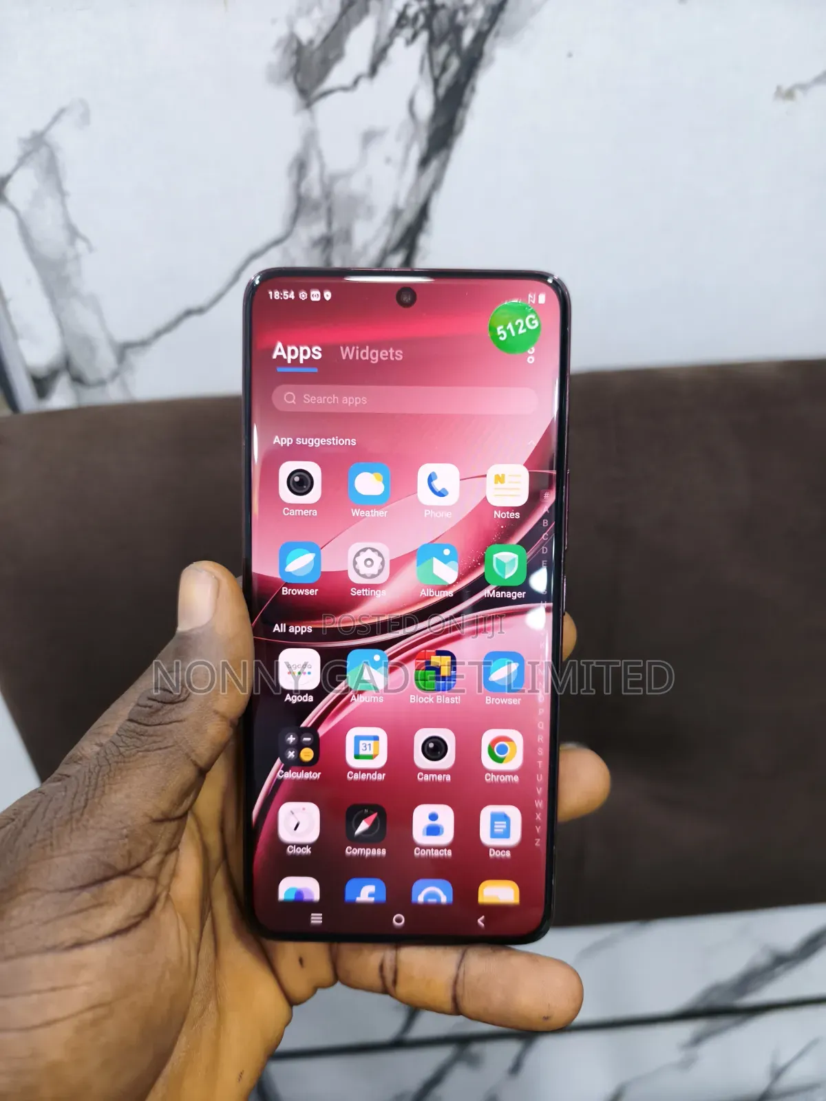 Vivo V50 512 GB Red